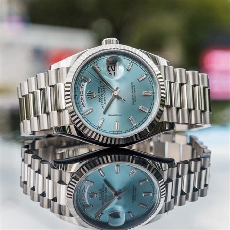 blue rolex day date|Rolex Day-Date price list.